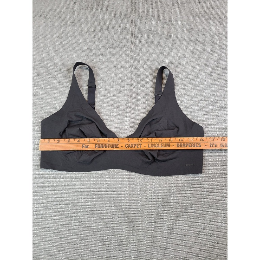 Skims Bra Womens 4X Onyx Fits Everybody Crossover Bralette Seemless Wireless - Picture 4 of 6